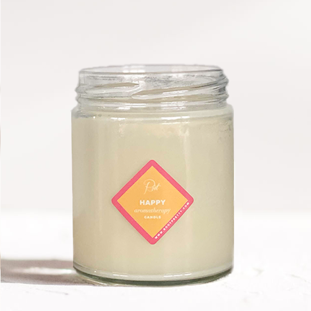 Happiness Aromatherapy Candles Happiness, Mood Boosting Happiness Candle  Toxin Free, Biodegradable 